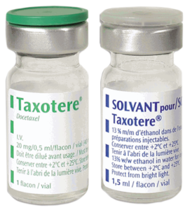 vials of Taxotere